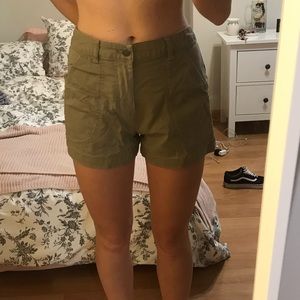 Patagonia tan hiking shorts